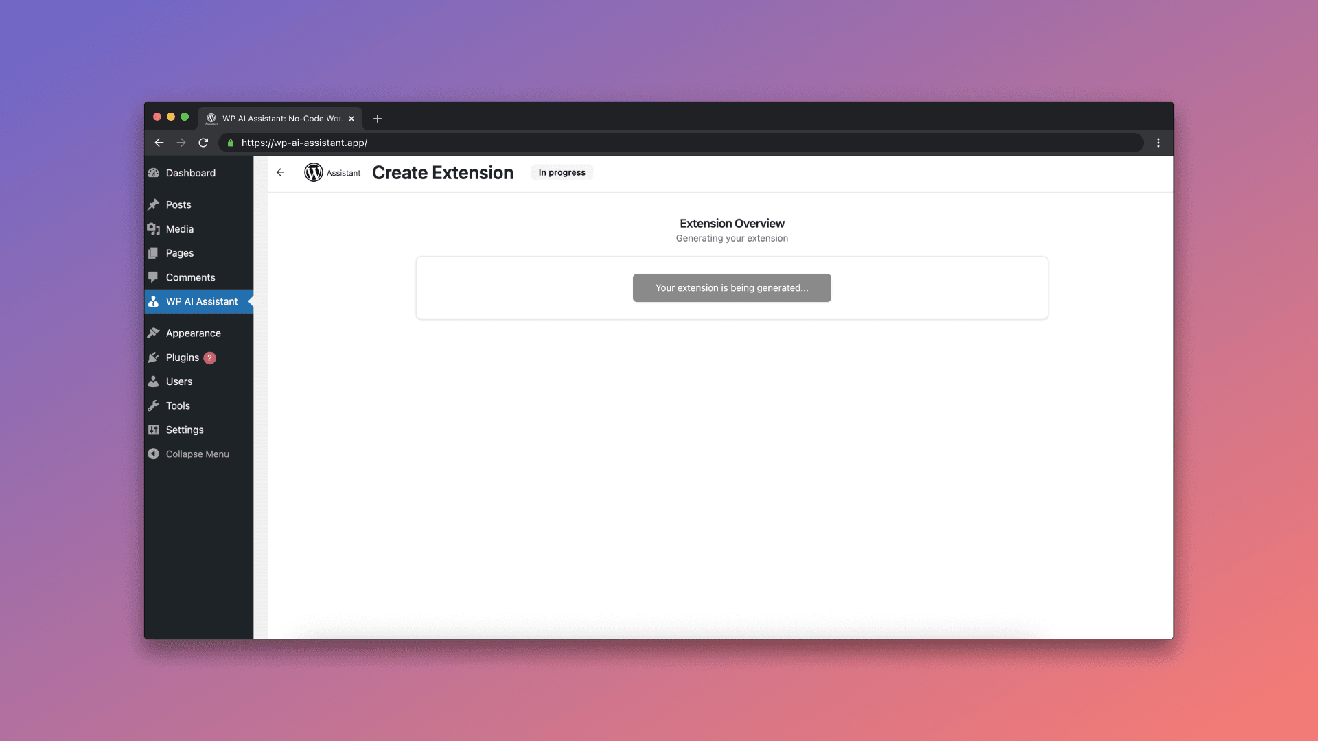 Step 3: WP AI Assistant guide