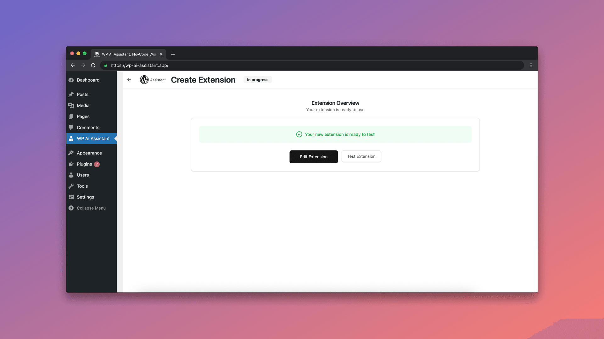 Step 4: WP AI Assistant guide